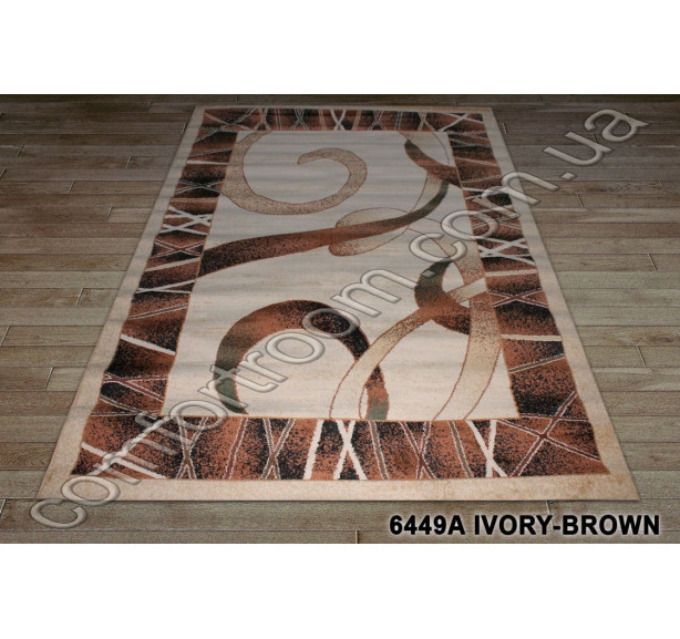 Килим Tutku 6449A IVORY-BROWN - Фото 1